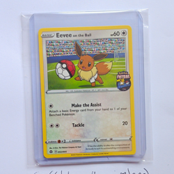 Pokemon TCG Promo Eevee on the Ball Card 002/005 Holo HP60 2020 EN - Image 1
