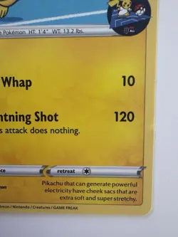 Pokemon Pikachu TCG Promo Card On the Ball Futsal, 001/005 - Image 4