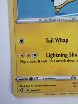 Pokemon Pikachu TCG Promo Card On the Ball Futsal, 001/005 - Image 5