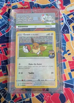 Pokemon TCG 2020 Eevee On the Ball Futsal Promo 002/005 ACE Gem Mint 10 - Image 1