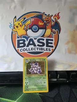 Pokemon TCG Nidoking Base Set 2 Holo Unlimited Rare Card 11/130 NM-M - Image 1
