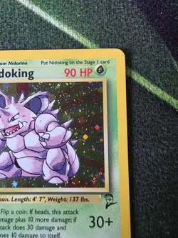 Pokemon TCG Nidoking Base Set 2 Holo Unlimited Rare Card 11/130 NM-M - Image 4