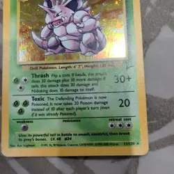 Pokemon TCG Nidoking Base Set 2 Holo Unlimited Rare Card 11/130 - LP - Image 3