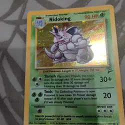 Pokemon TCG Nidoking Base Set 2 Holo Unlimited Rare Card 11/130 - LP - Image 5