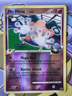 Pokemon Card TCG - Mr. Mime - 28/111 - Reverse Holo - Platinum Rising Rivals - Image 1