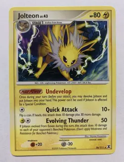 Pokemon TCG - Jolteon 26/111 - Rising Rivals (2009) - Rare Regular - EN HP80 - Image 1