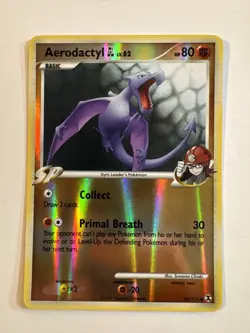 Pokemon Card TCG - Aerodactyl 55/111 Reverse Holo - Rising Rivals - Image 1