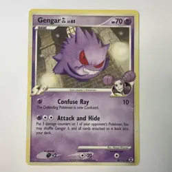 Pokemon TCG Gengar GL 40/111 Rising Rivals 2009 Un Common Non Holo Card MP - Image 1