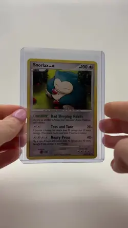 Pokemon TCG 2009 Snorlax 81/111 Common Rising Rivals Pokemon - MP - Image 2