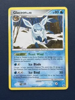 Glaceon 41/111 Uncommon Rising Rivals Pokemon TCG Card - Lightly Played - Image 1
