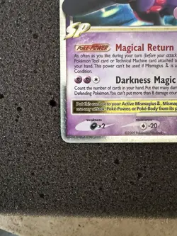 Pokemon TCG Mismagius GL Lv.X 110/111 Rising Rivals Holo Rare LV.X 2009 - Image 3
