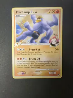 Pokemon Platinum Rising Rivals Single Card Uncommon Machamp GL 46/111 Lp - Image 1