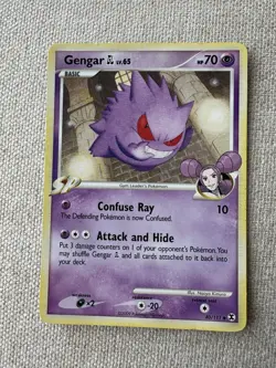 Pokemon TCG Gengar GL LV65 Rising Rivals Card 40/111 2009 LP - Image 1