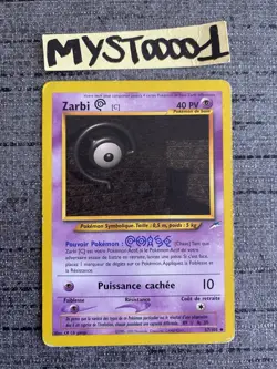 Carte Pokemon Zarbi C 57/105 Neo Destiny Wizard Francais Occasion - Image 1