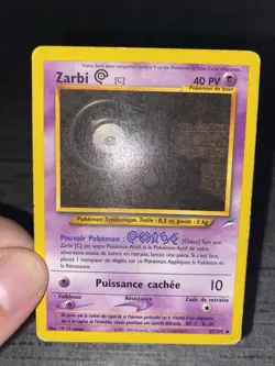 Carte Pokemon Zarbi C 57/105 Neo Destiny Wizard Francais Occasion - Image 3