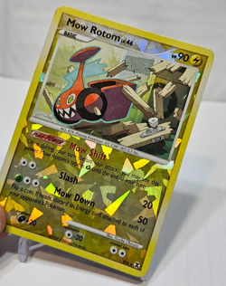 Mow Rotom RT4 Ultra Rare Cracked Ice Reverse Rising Rivals Pokemon 7412 - Image 3