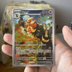 Pokemon Card Pyroar 200/193 Paldea Evolved Illustration Rare Near Mint - Image 1