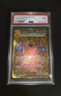 Charizard ex 228/197 Hyper Rare Holo PSA 9 Graded 2023 Obsidian Flames EN - Image 1