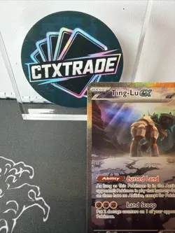 Pokemon Ting-Lu ex 263/193 Paldea Evolved Special Illustration Rare Holo NM - Image 2
