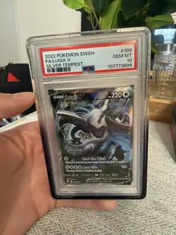 The Pokemon Company Lugia V 186/195 Silver Tempest Alt Full Art Holo PSA 10 - Image 1