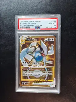 PSA 10 Pokemon TCG Lugia VSTAR Silver Tempest 211/195 Holo Secret Rare Pokemon - Image 1