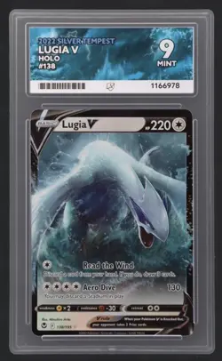 Pokemon Lugia V Holo Rare Silver Tempest 138/195 ACE 9 - Image 1