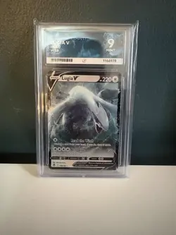 Pokemon Lugia V Holo Rare Silver Tempest 138/195 ACE 9 - Image 3