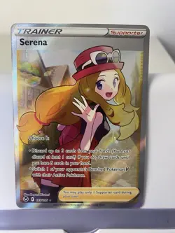 Pokemon TCG Serena 193/195 Full Art Holo Ultra Rare Silver Tempest 2022 NM - Image 1