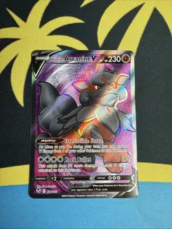 Hisuian Arcanine V 179/195 Ultra Rare Silver Tempest Pokemon Holo Near Mint - Image 1