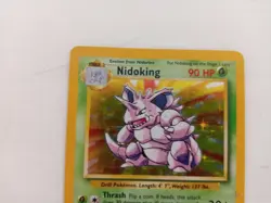 Pokemon Nidoking Base Set Trading Card Unlimited Holo Rare 11/102 TCG WOTC 1999 - Image 2