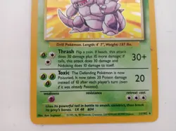 Pokemon Nidoking Base Set Trading Card Unlimited Holo Rare 11/102 TCG WOTC 1999 - Image 3