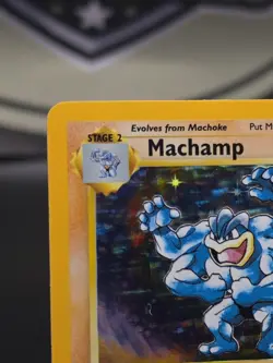 1999 Pokemon Base Set 1st Edition Machamp Holo #8/102 WOTC Vintage Rare - Image 4