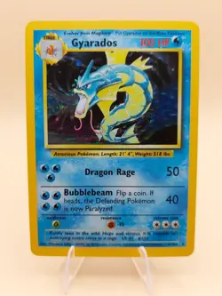 Gyarados Holo Rare Base Set 6/102 Pokemon Card - WOTC 1999 - Image 1