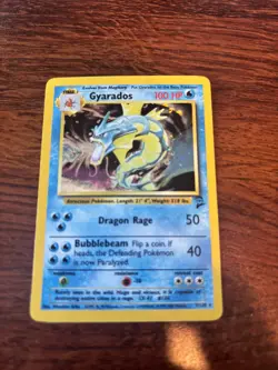 1999 Pokemon Gyarados 7/130 Holo Rare Base Set 2 WOTC Vintage - Image 1