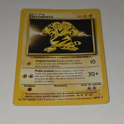 Pokemon Electabuzz 20/102 Base Set Spanish Rare Vintage TCG Card 1999-2000 WOTC - Image 1