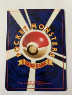 Pokemon card Japanese Base set Pikachu 1996 Vintage - Image 2