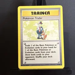 Pokemon Trader 77/102 – LP – Base Set – Rare – Vintage Pokemon Card – WOTC - Image 1