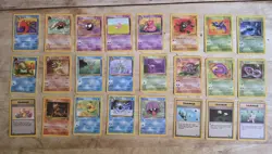 Pokemon Fossil Set Lot 23 + 1 Jungle Cards LP Unlimited WOTC 1999 - Image 1