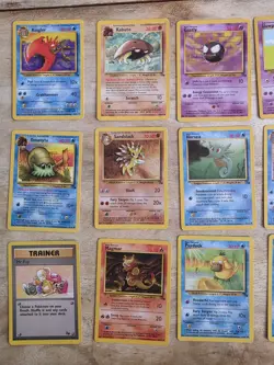 Pokemon Fossil Set Lot 23 + 1 Jungle Cards LP Unlimited WOTC 1999 - Image 2