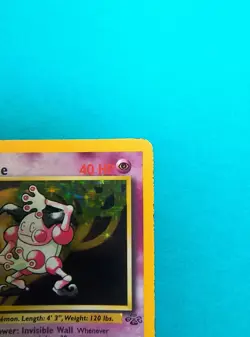 Mr Mime 6/64 Jungle Set Holo Rare Pokemon Card 1999 WOTC TCG Vintage Pokemon LP+ - Image 2