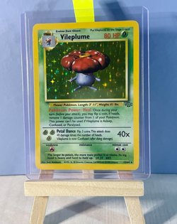 Vileplume Holo 15/64 Unlimited Jungle Set WOTC 1999 Vintage Pokemon Card LP - Image 1
