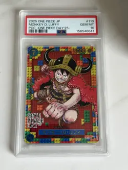 PSA 10 Monkey D. Luffy P-110 Premium Card Collection ONE PIECE DAY 25 Promo 2025 - Image 1