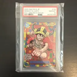 PSA 10 Monkey D. Luffy P-110 Premium Card Collection ONE PIECE DAY 25 Promo 2025 - Image 2