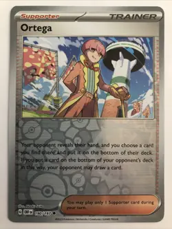 Pokemon TCG Obsidian Flames Ortega Reverse Holofoil 190/197 NM - Image 1