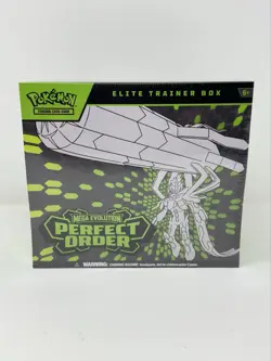 Pokemon TCG Mega Evolution Perfect Order Elite Trainer Box ETB SEALED - Image 1