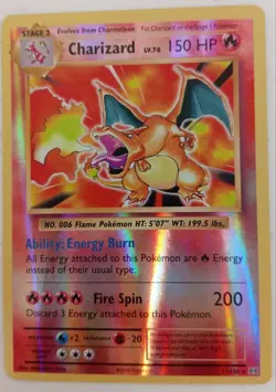 Pokemon Charizard Trading Card Reverse Holo XY Evolutions 11/108 TCG Rare - Image 1