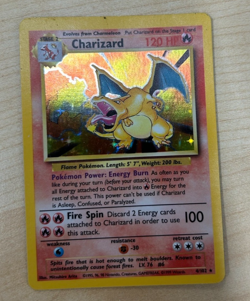 Nintendo Pokemon TCG Charizard 4/102 Base Set Shadowless Holo Englisch 1999 - Image 1