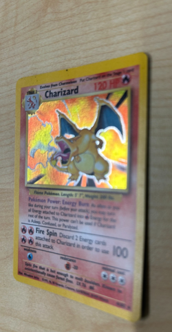 Nintendo Pokemon TCG Charizard 4/102 Base Set Shadowless Holo Englisch 1999 - Image 2