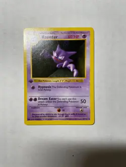 1999 Pokemon Haunter 29/102 1st Edition Shadowless Base Set LP WOTC - Image 2