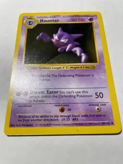 1999 Pokemon Haunter 29/102 1st Edition Shadowless Base Set LP WOTC - Image 3